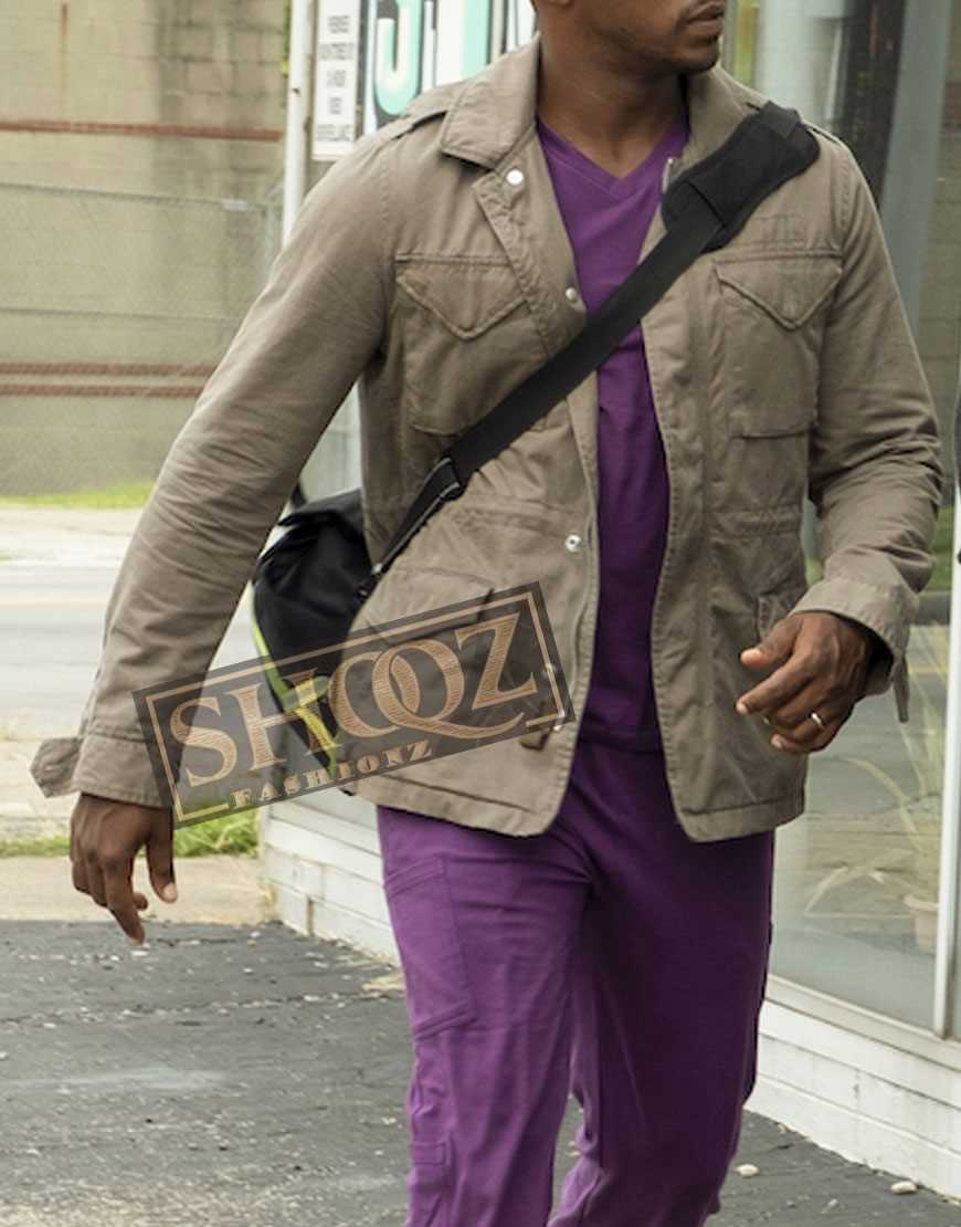 Point Blank Anthony Mackie Cotton Jacket